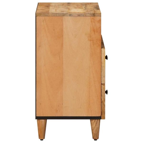 Nachttisch Braun 50 x 33 x 60 cm Massivholz Mango