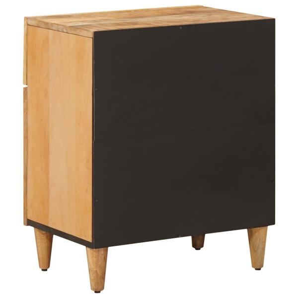 Nachttisch Braun 50 x 33 x 60 cm Massivholz Mango