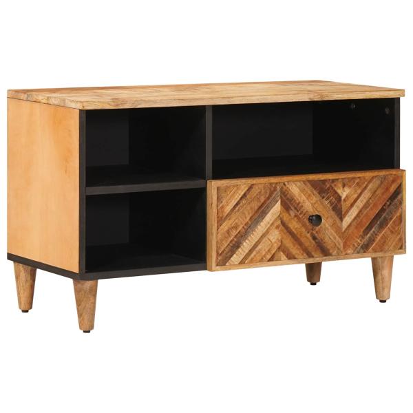 ARDEBO.de - Stauraumschränke Braun 80 x 33,5 x 46 cm Massivholz Mango