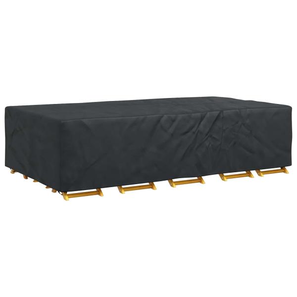 Möbelbezug Uni Schwarz 305 x 190 x 85 cm 600D