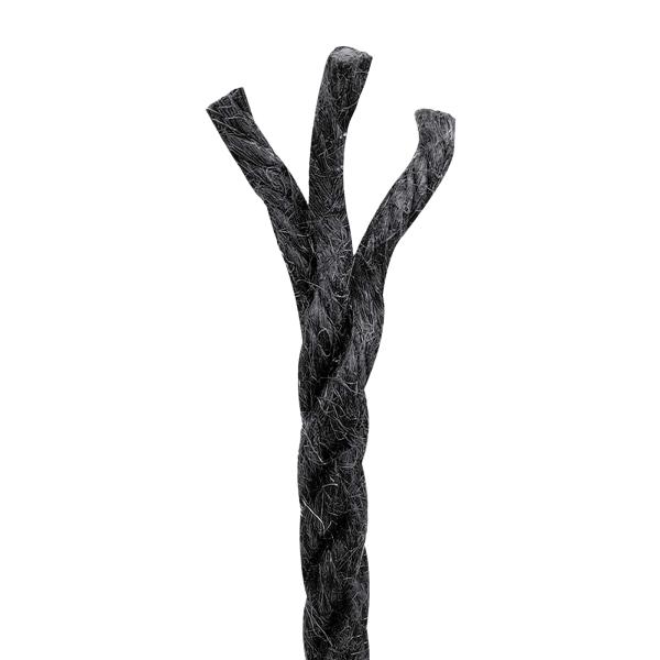 Juteschnur 4 mm Schwarz 100% Tossa Jute