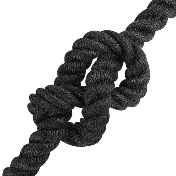 Juteseil 16 mm Schwarz 100% Tossa Jute