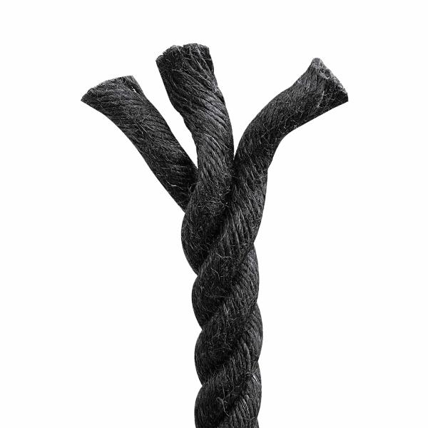 Juteseil 16 mm Schwarz 100% Tossa Jute