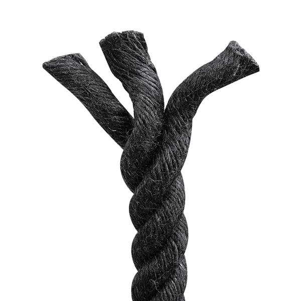 Juteseil 24 mm Schwarz 100% Tossa Jute