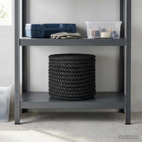 ARDEBO.de - Juteseil 24 mm Schwarz 100% Tossa Jute
