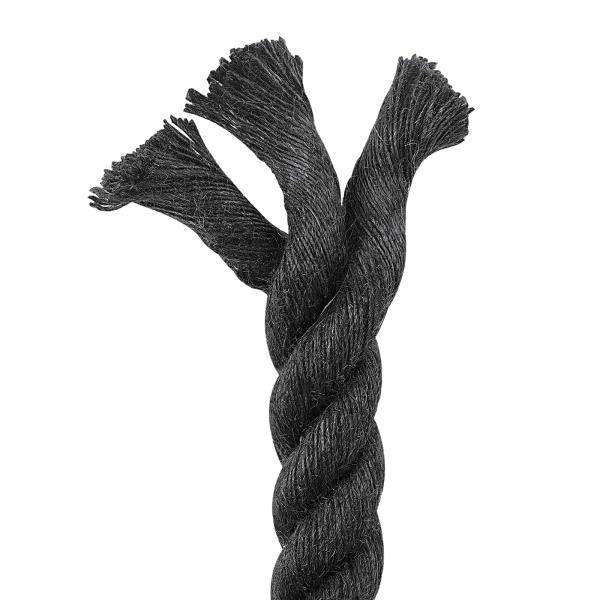 Juteseil 36 mm Schwarz 100% Tossa Jute