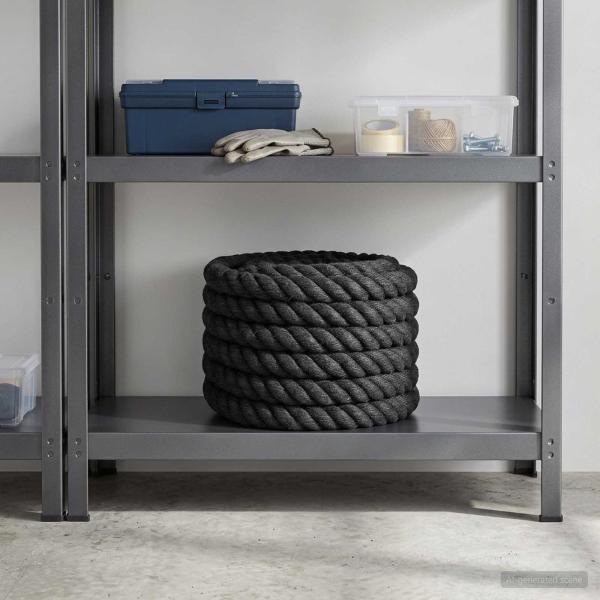 ARDEBO.de - Juteseil 50 mm Schwarz 100% Tossa Jute