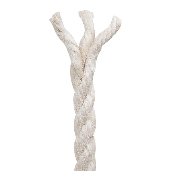 Juteseil 6 mm Weiß 100% Tossa Jute