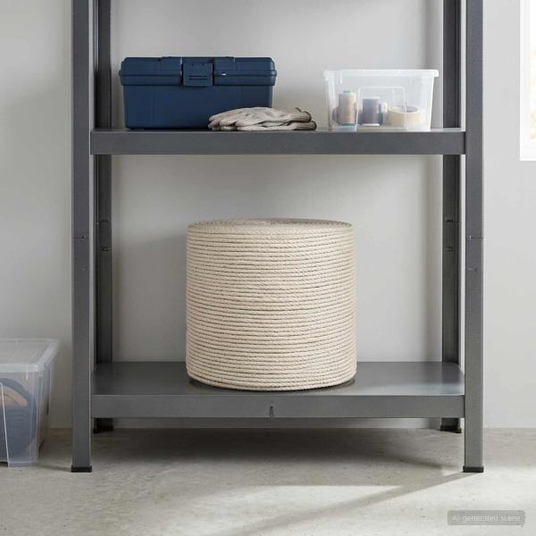 ARDEBO.de - Juteseil 8 mm Weiß 100% Tossa Jute
