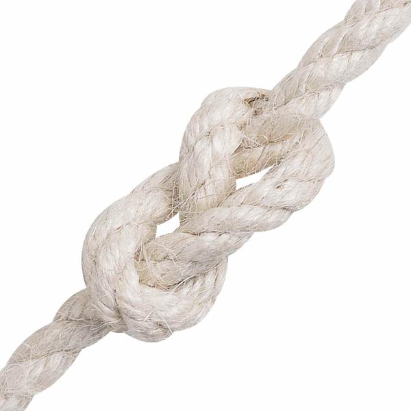 Juteseil 8 mm Weiß 100% Tossa Jute