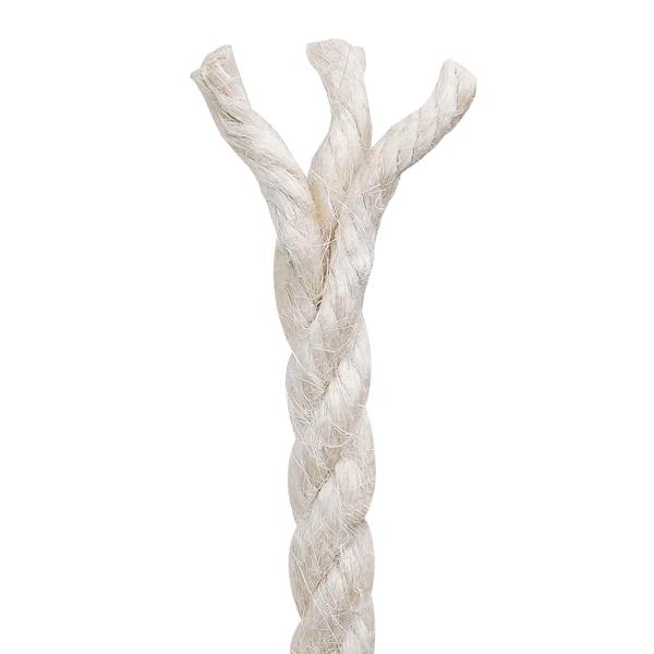 Juteseil 8 mm Weiß 100% Tossa Jute