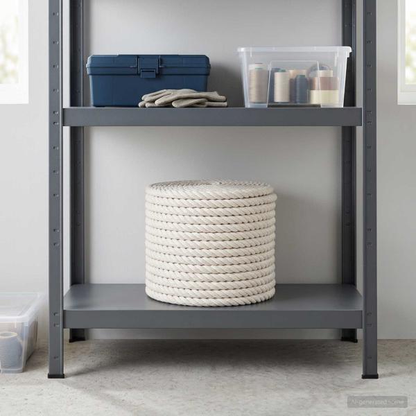 ARDEBO.de - Juteseil 10 mm Weiß 100% Tossa Jute