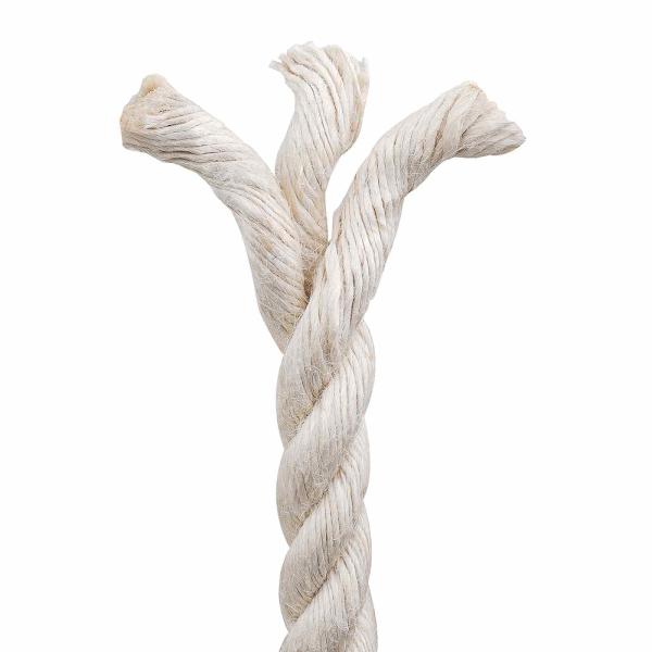 Juteseil 10 mm Weiß 100% Tossa Jute