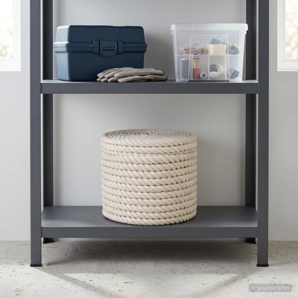 ARDEBO.de - Juteseil 240 mm 50 m Weiß 100% Tossa Jute