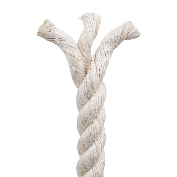Juteseil 30 mm Weiß 100% Tossa Jute