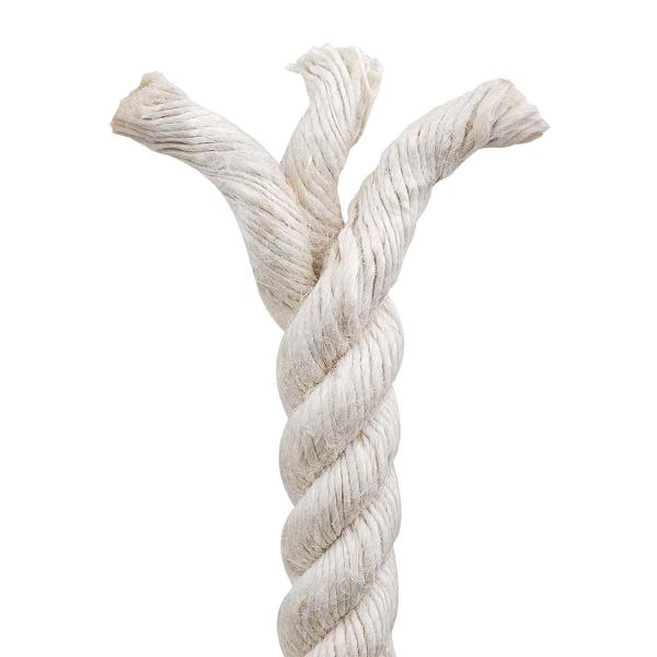 Juteseil 36 mm Weiß 100% Tossa Jute