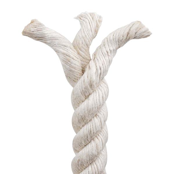 Juteseil 40 mm Weiß 100% Tossa Jute