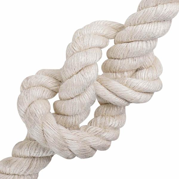 Juteseil 50 mm Weiß 100% Tossa Jute