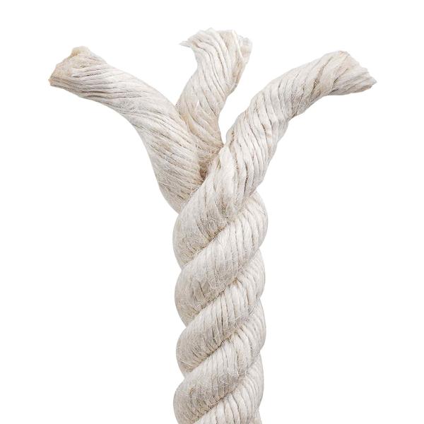 Juteseil 50 mm Weiß 100% Tossa Jute
