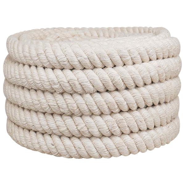 ARDEBO.de - Juteseil 60 mm Weiß 100% Tossa Jute