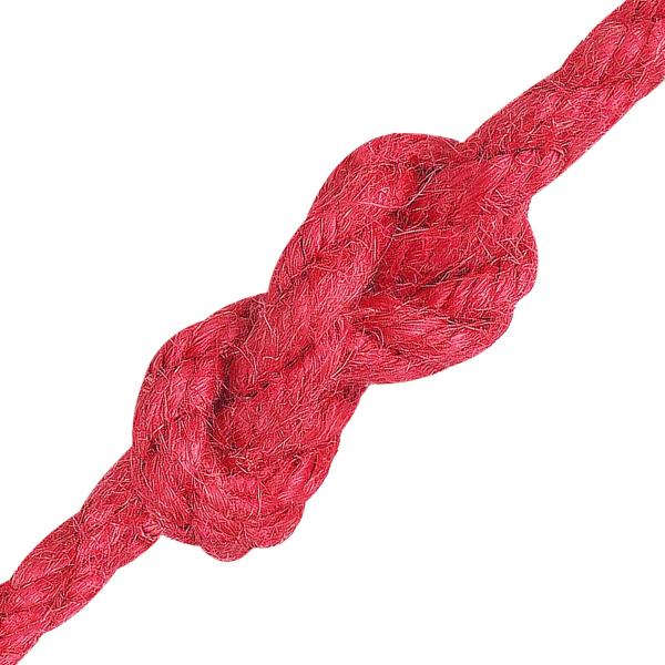 Juteseil 6 mm Rot 100% Tossa Jute