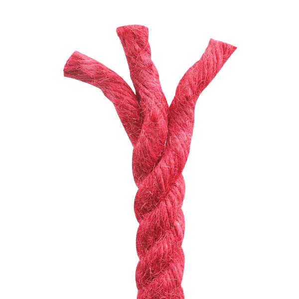 Juteseil 12 mm Rot 100% Tossa Jute