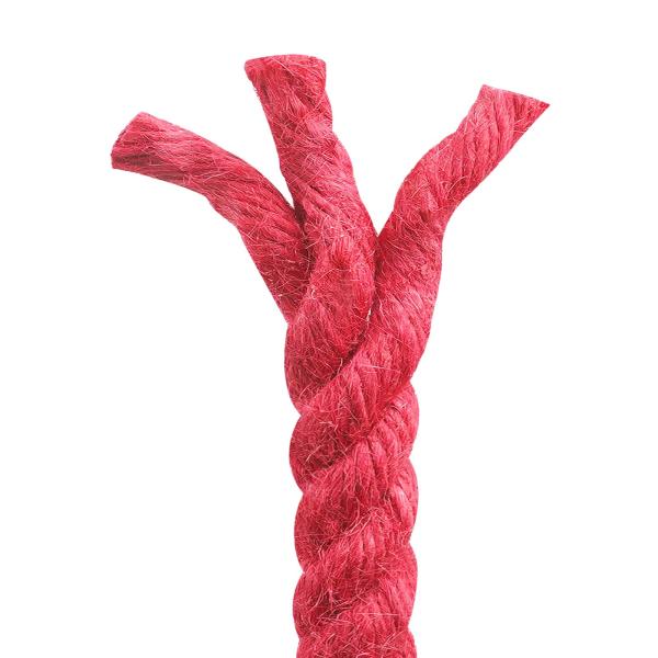 Juteseil 14 mm Rot 100% Tossa Jute