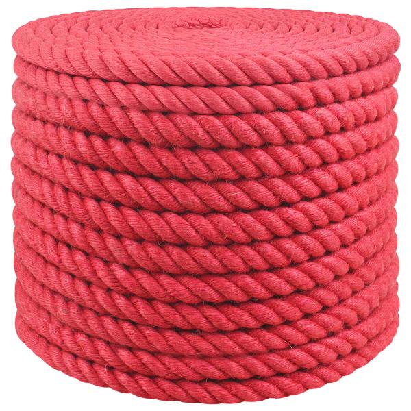 ARDEBO.de - Juteseil 16 mm Rot 100% Tossa Jute