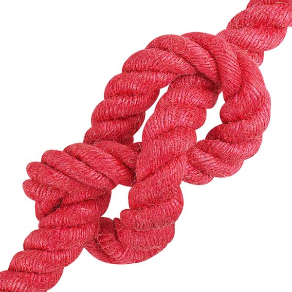 Juteseil 20 mm Rot 100% Tossa Jute
