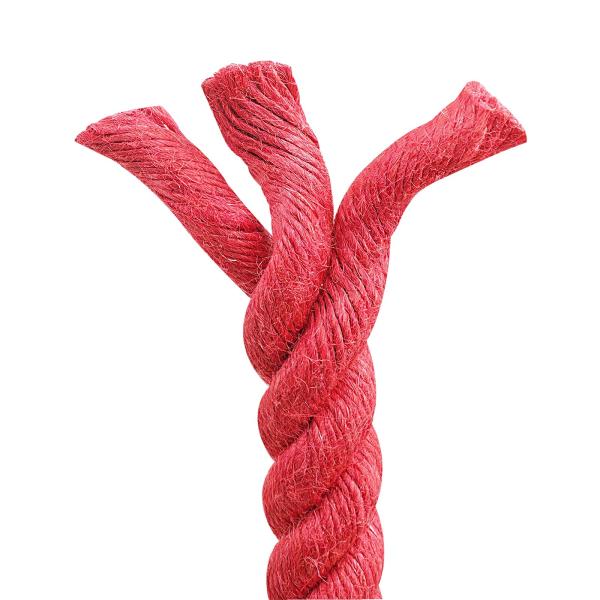Juteseil 24 mm Rot 100% Tossa Jute