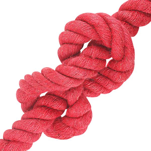 Juteseil 36 mm Rot 100% Tossa Jute