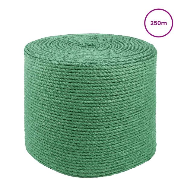 4 mm Grün 100% Tossa Jute