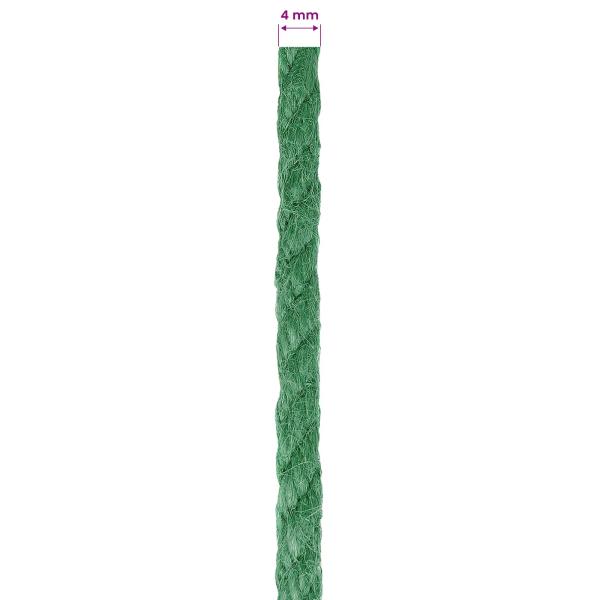 4 mm Grün 100% Tossa Jute