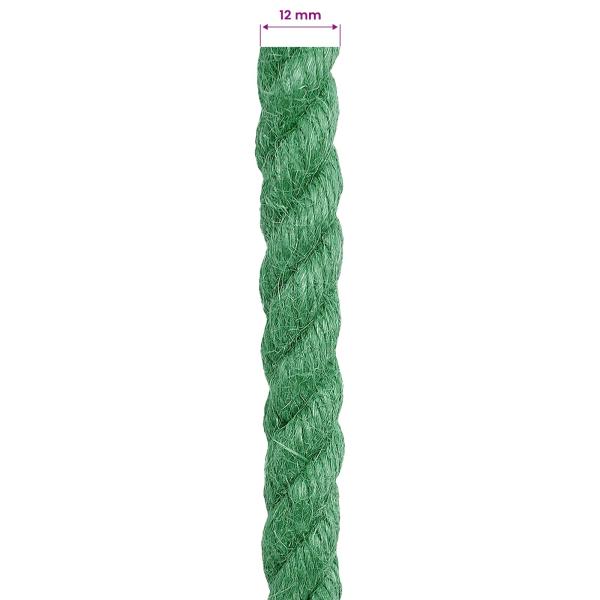 Juteseil 12 mm Grün 100% Tossa Jute