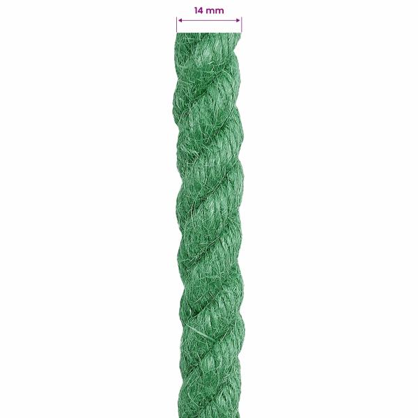 Juteseil 14 mm Grün 100% Tossa Jute