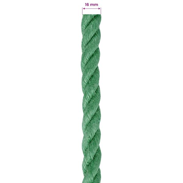 Juteseil 16 mm Grün 100% Tossa Jute