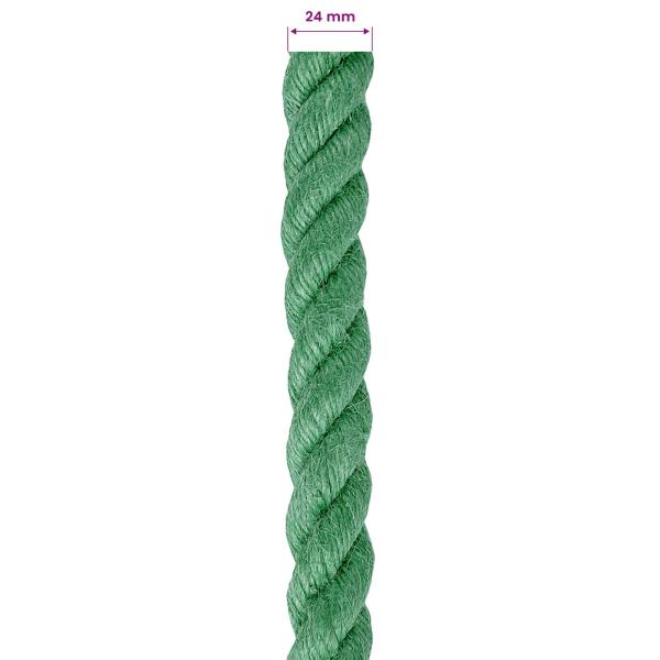 Juteseil 24 mm Grün 100% Tossa Jute