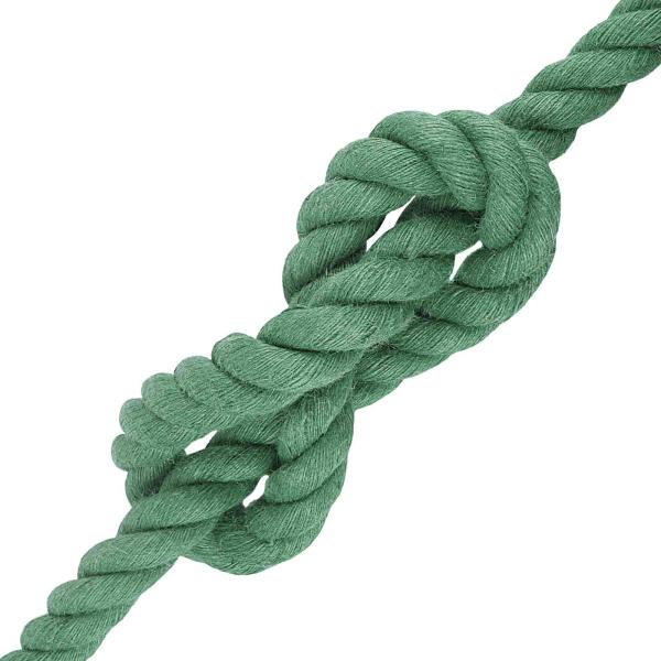 Juteseil 30 mm Grün 100% Tossa Jute