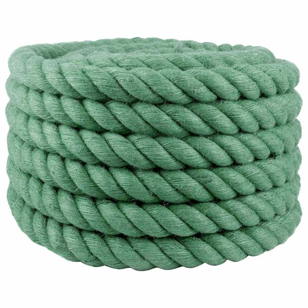 ARDEBO.de - Juteseil 36 mm Grün 100% Tossa Jute