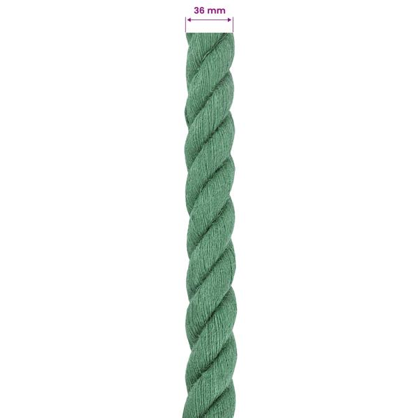 Juteseil 36 mm Grün 100% Tossa Jute
