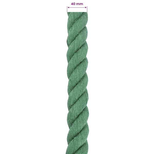 Juteseil 40 mm Grün 100% Tossa Jute
