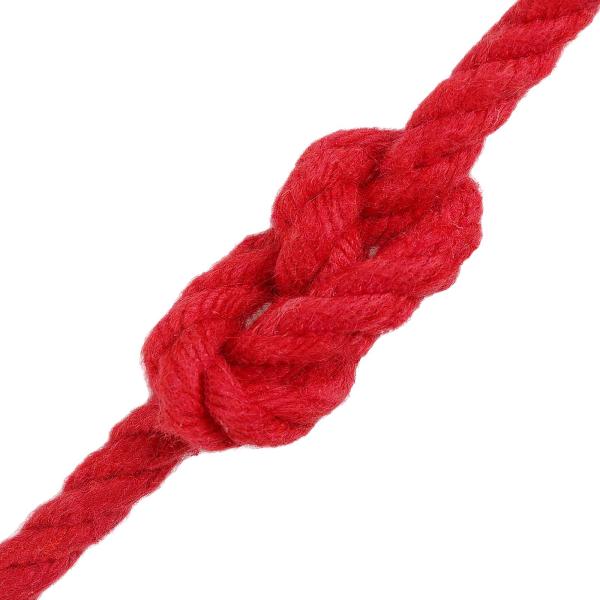 Baumwollseil 6 mm 500 m Rot 100% Baumwolle