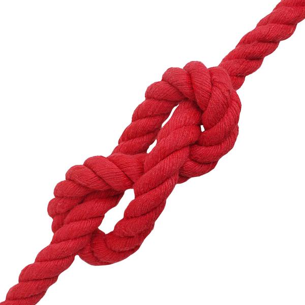 Baumwollseil 16 mm 25 m Rot 100% Baumwolle