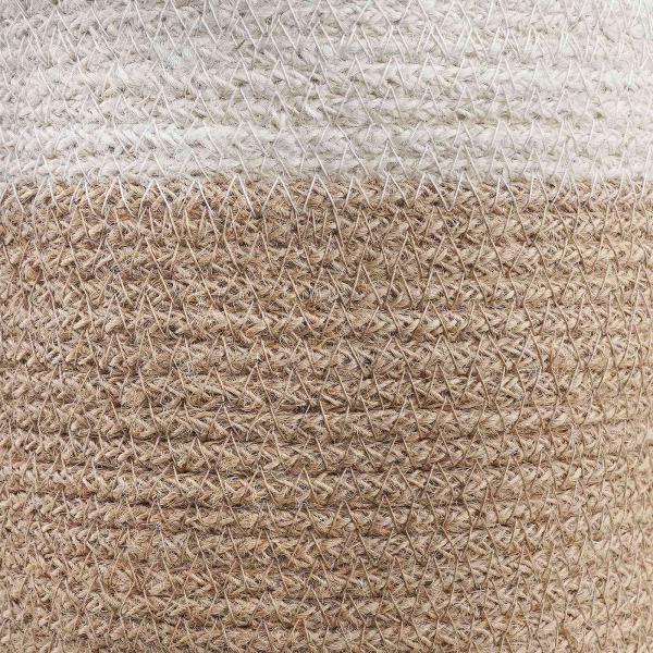 Pflanztopfsatz 2 stk. Natürlich und Weiß Ø 21 x 21 cm