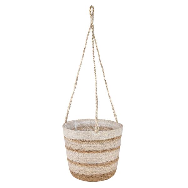 3 stk. Natürlich, Weiß und Beige Ø26 x 19 cm 100% Seegras