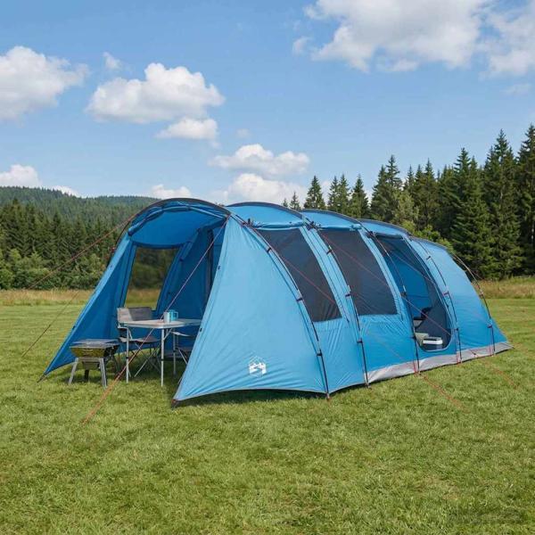 ARDEBO.de - Tunnelzelt 675 x 392 x 210 cm Blau
