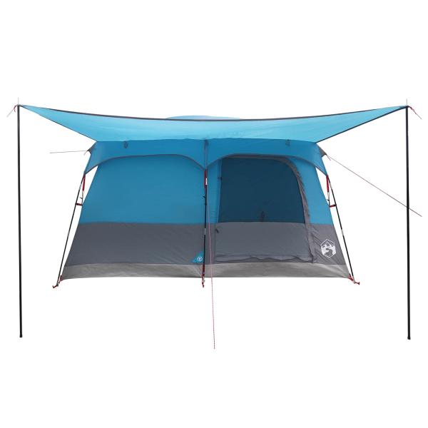 Familienzelt 6 Personen Blau Polyester