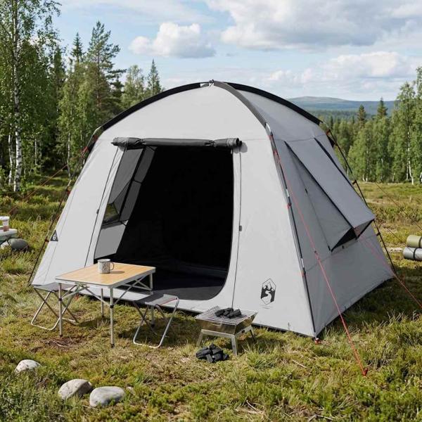 ARDEBO.de - Hütten-Zelt mit Dach Weiß Blackout 210 x 210 x 138 cm Polyester
