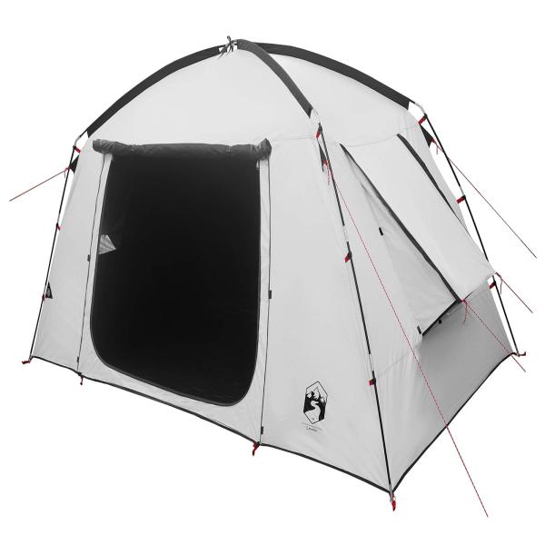 Hütten-Zelt mit Dach Weiß Blackout 210 x 210 x 138 cm Polyester
