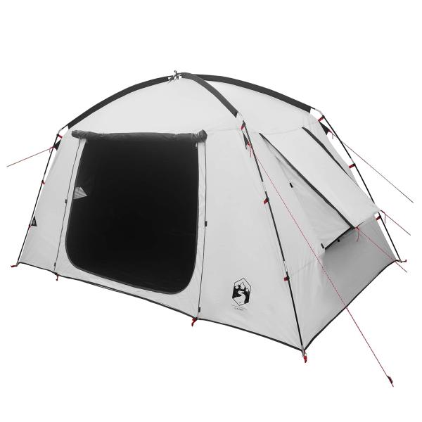 Hütten-Zelt mit Dach Weiß Blackout 300 x 210 x 156 cm Polyester